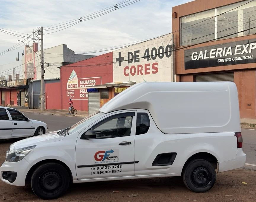 Utilitário Montana identificado da GF Barros